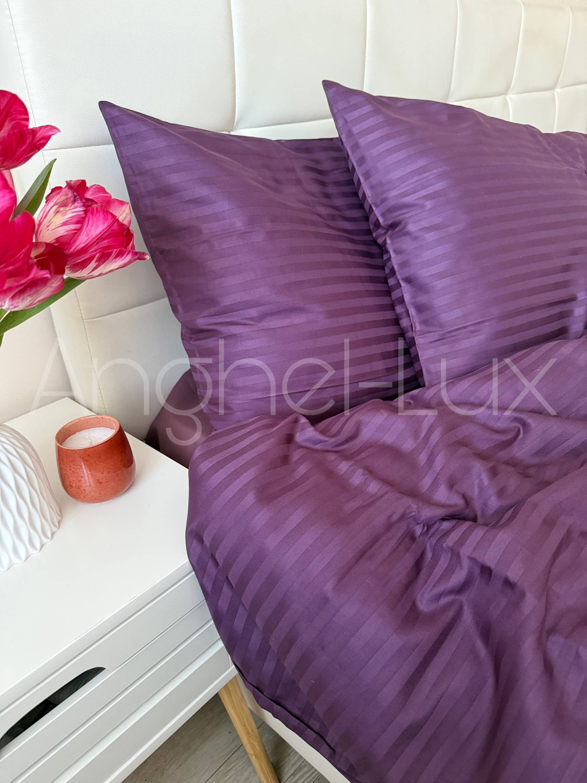 Satin cotton 100% violet N.37
