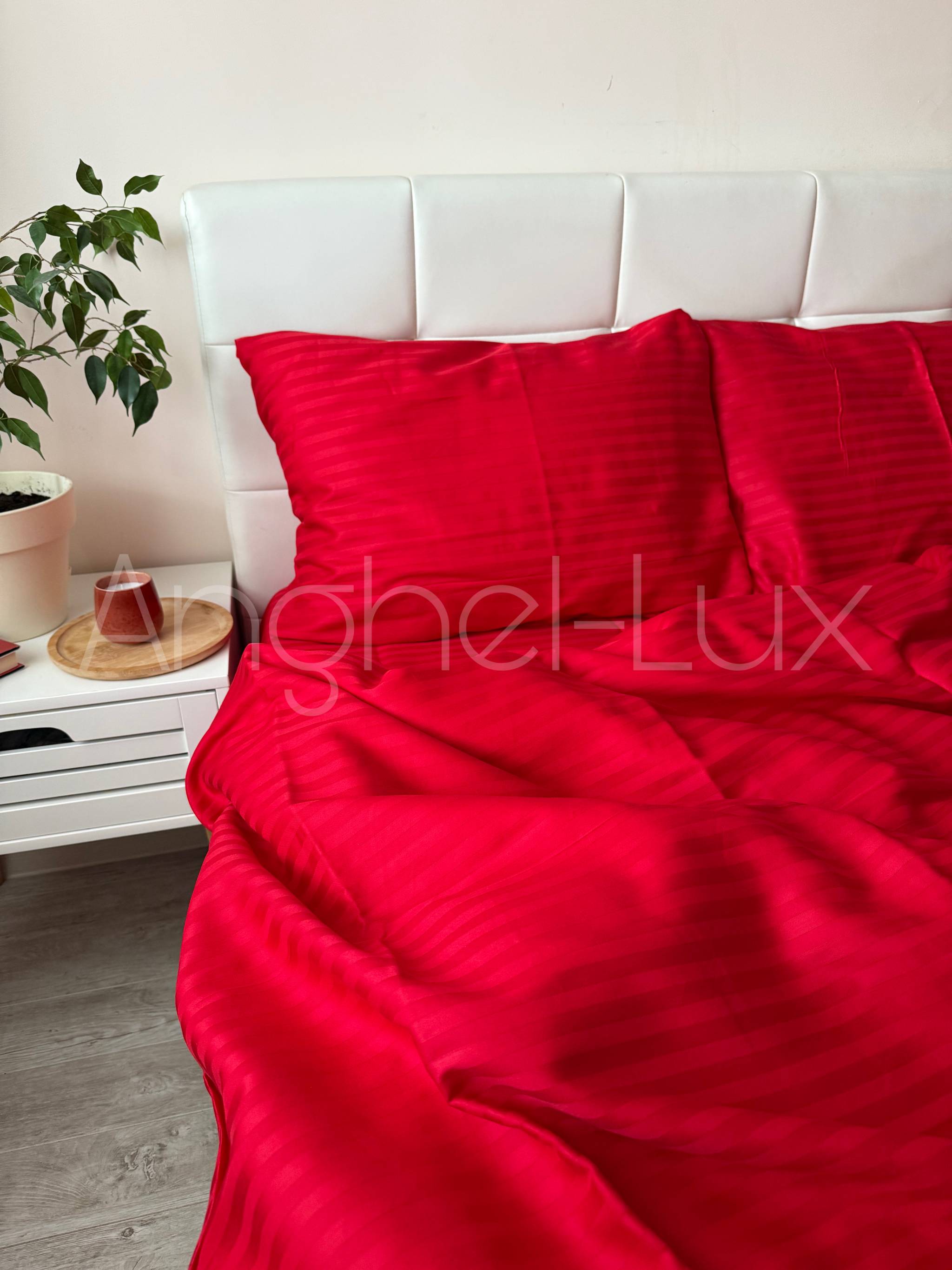 Satin cotton 100% Roșu N.13 - 1