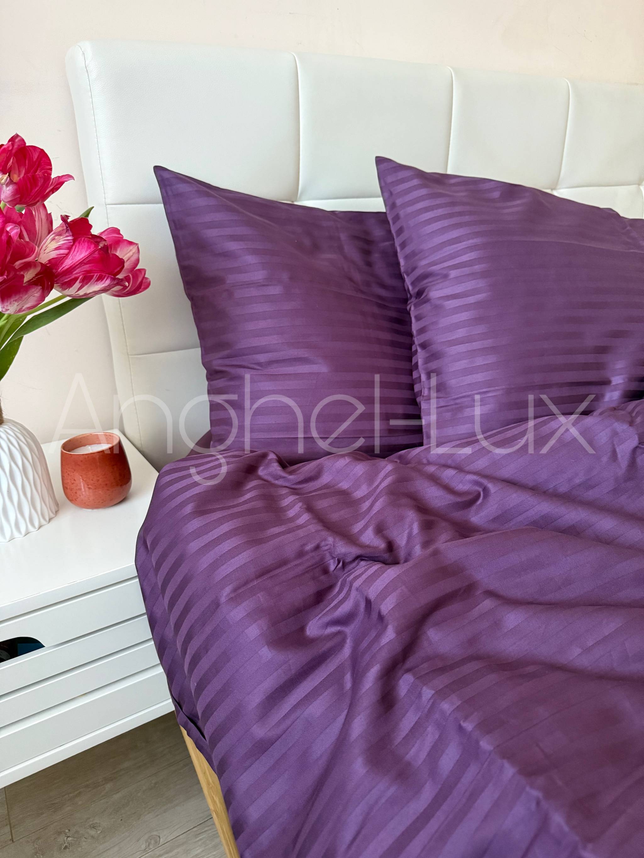 Satin cotton 100% violet N.37 - 1