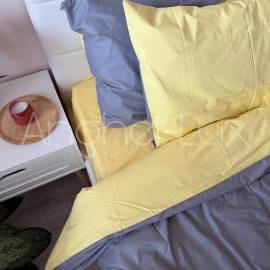 Ranforce Cotton 100% Dark Grey/Yellow