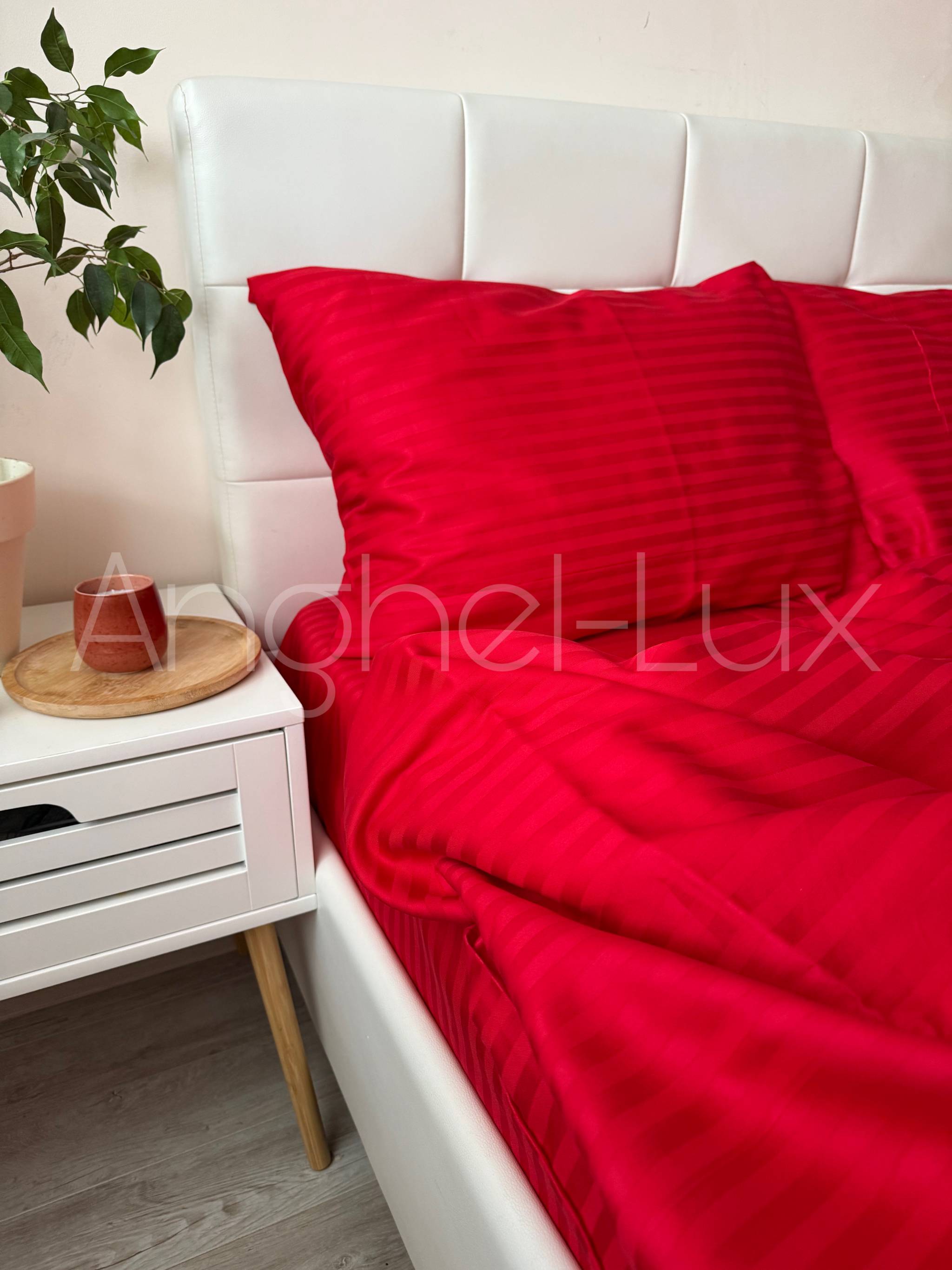 Satin cotton 100% Roșu N.13 - 2
