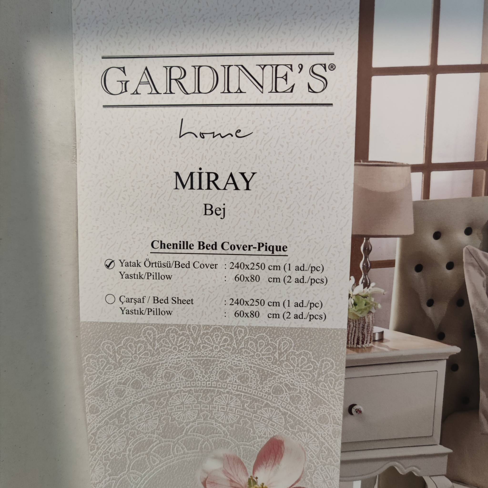 Gardine's Home Miray Bej